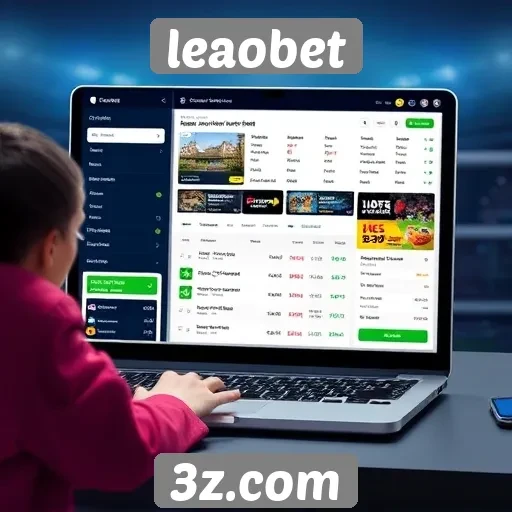 Usabilidade e navegação do site leaobet